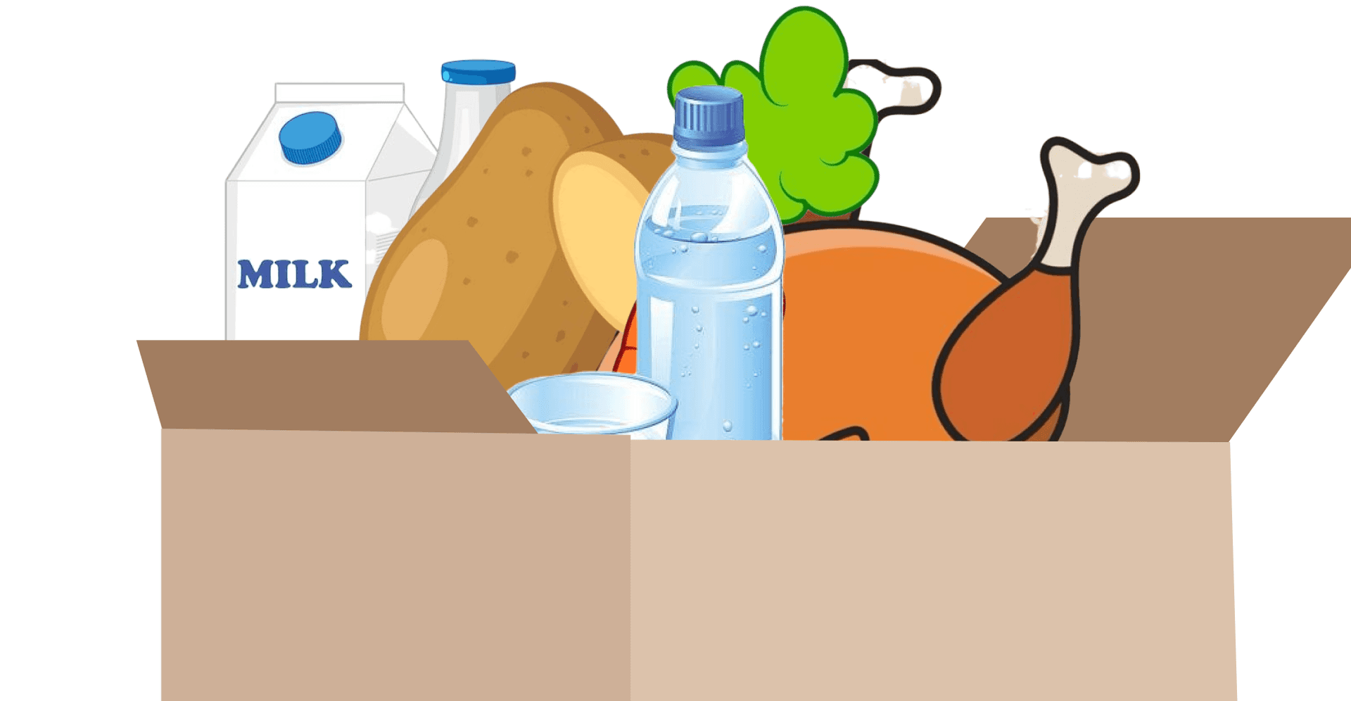 A delivery box filled with fresh and organic food products available in Abuja